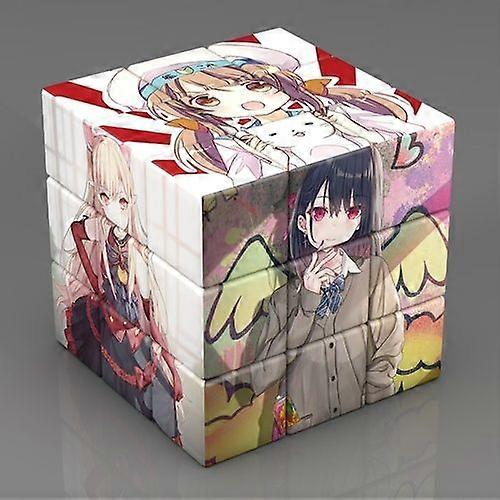 National Style Retro Crane Creative Third-Order Magic Cubes Children's Puzzle Magic Cube Toy Personalized Custom Magic Cubes
