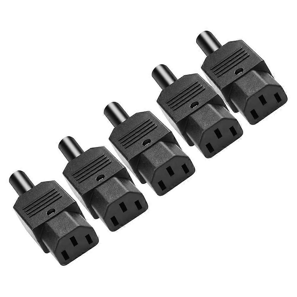5PCS IEC C13 Power Plug Connector C13 Female Plug Power Adapter Connector 3 Pin Power Socket 250V 1