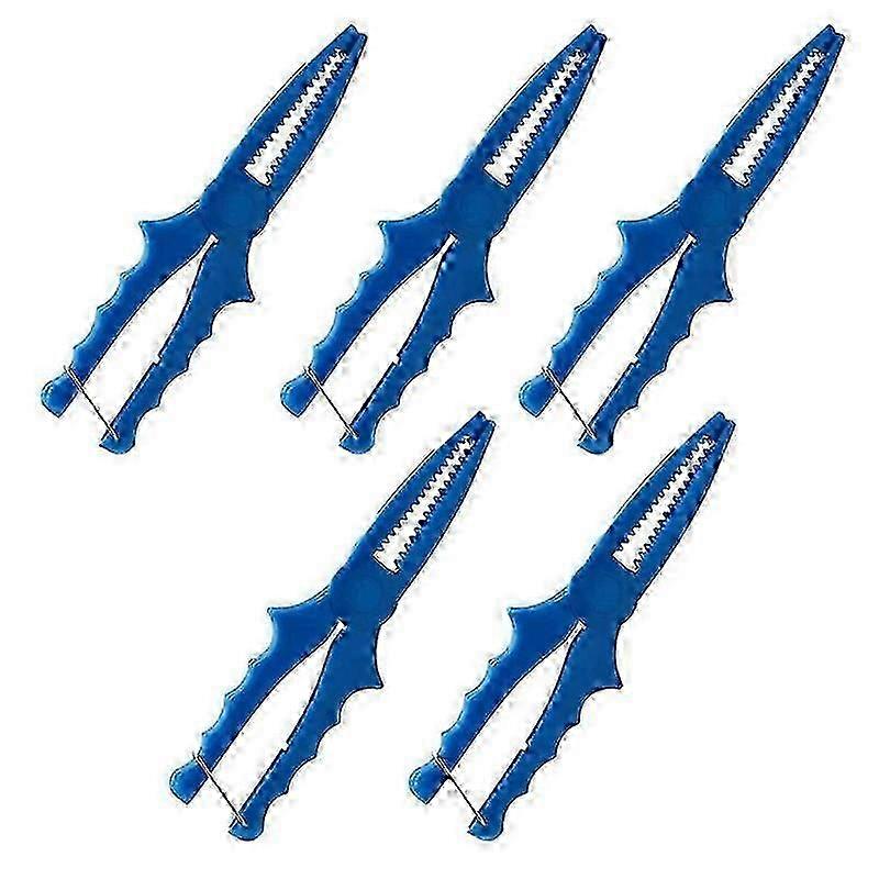 Plastic Clamp Fish Pliers Small Fish Clamp Fish Controller Portable Fishing Tool Blue