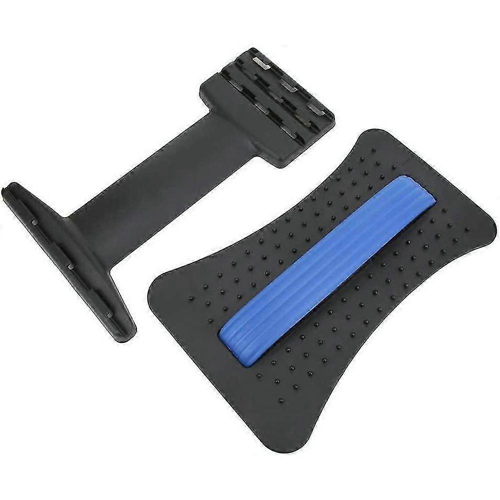 Spinal Lumbar Support Lumbar Disc Herniation Back Massage Stretching Massager-Blue