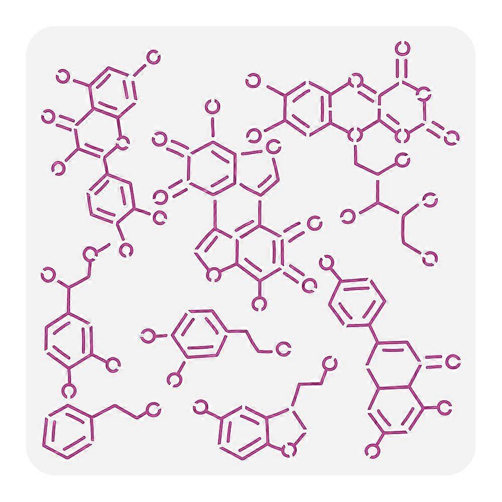 1pcペット中空描画DIYスクラップブックフォトアルバムその他30x30cmのための絵画ステンシル