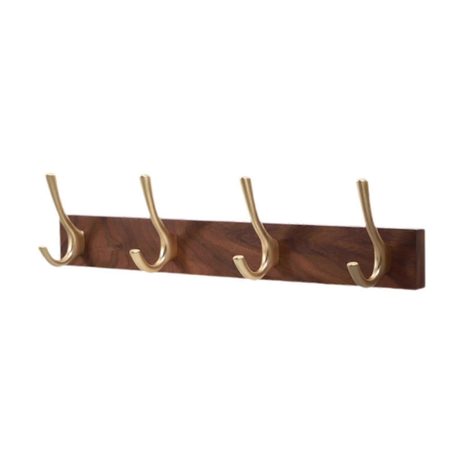 Wooden Coat Hooks Wall Hooks Multipurpose Sturdy Organization Wall Mounted Hooks