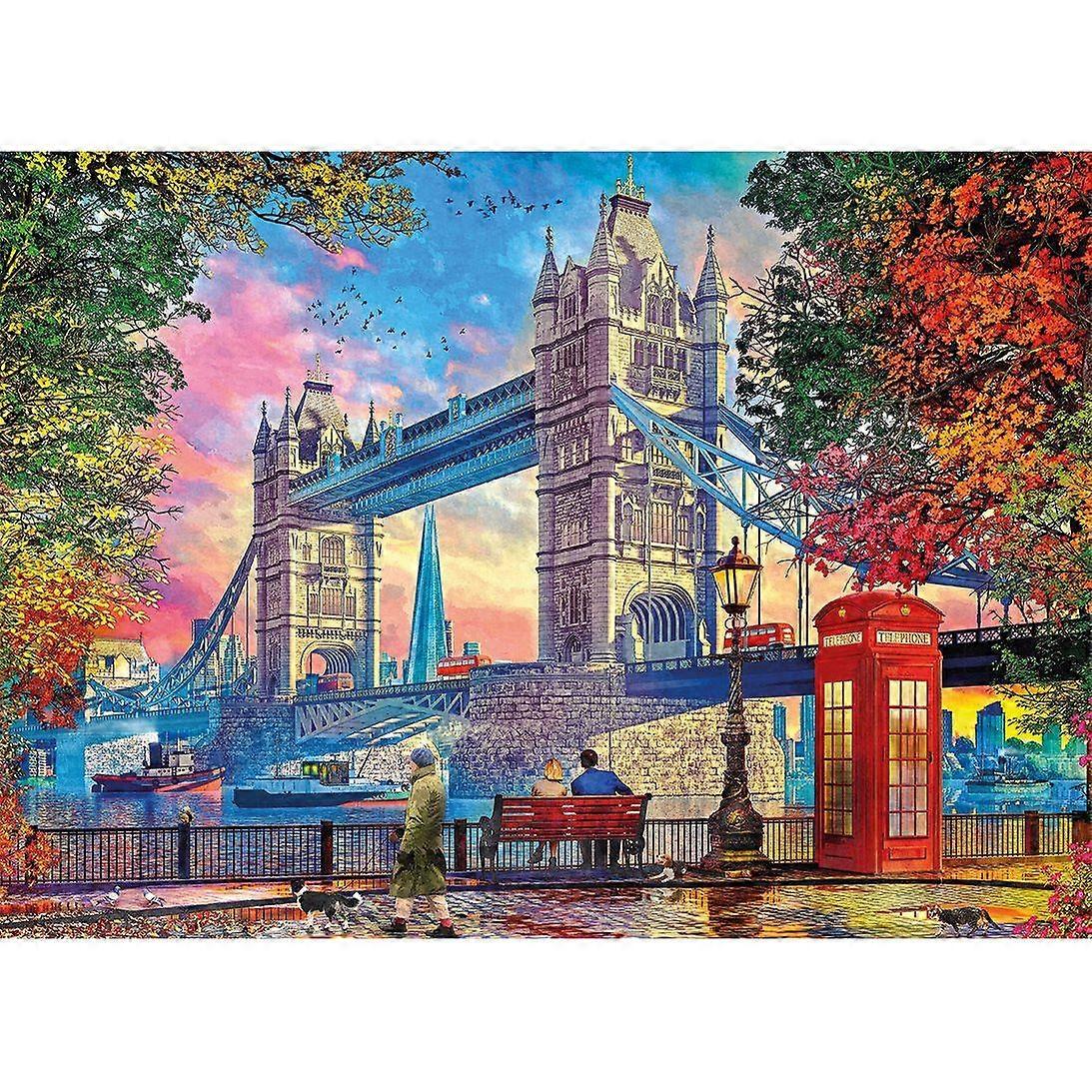 Gibsons Clearing Skies Over Tower Bridge Jigsaw Puzzle (1000 Pieces)
