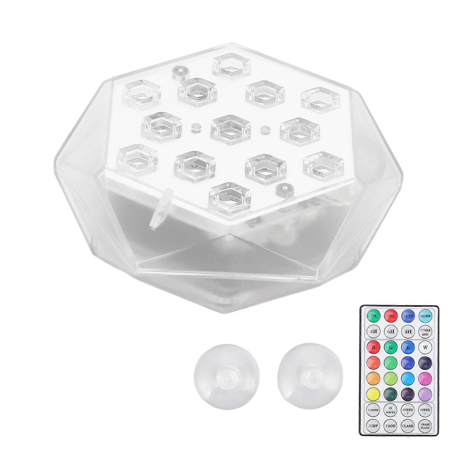 RGB, Submersible, LED, Light, Waterproof, Spot, Remote Control