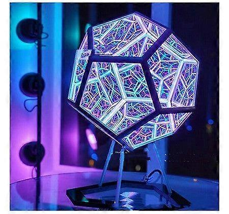 LED Table Night Light Lamp Dodecahedron Color Decoration