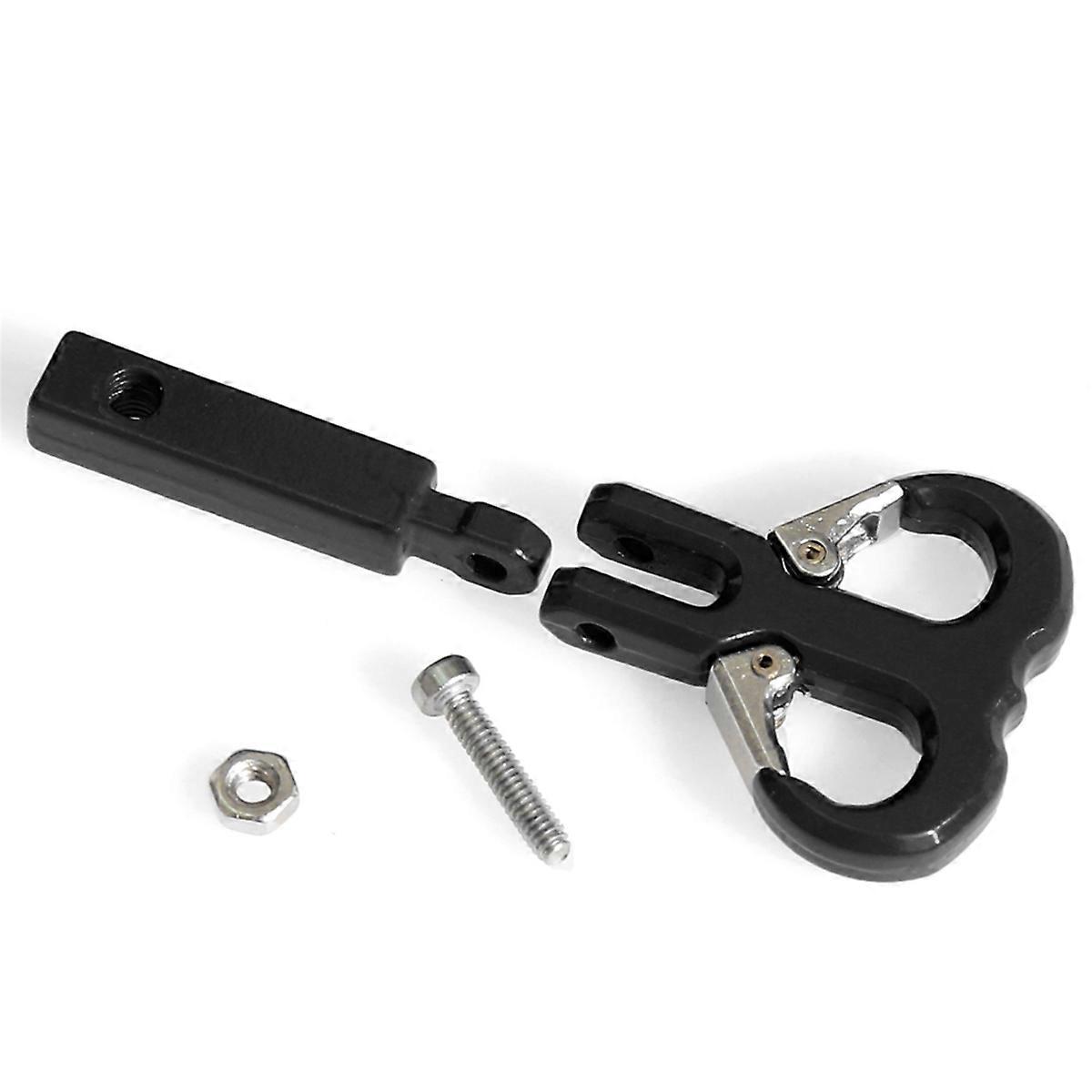 Metal Trailer Hook Goat Horn-Shaped Rescue Hook for 1/10 RC Model Car Crawler SCX10 AT6 NT6 NT4 Red