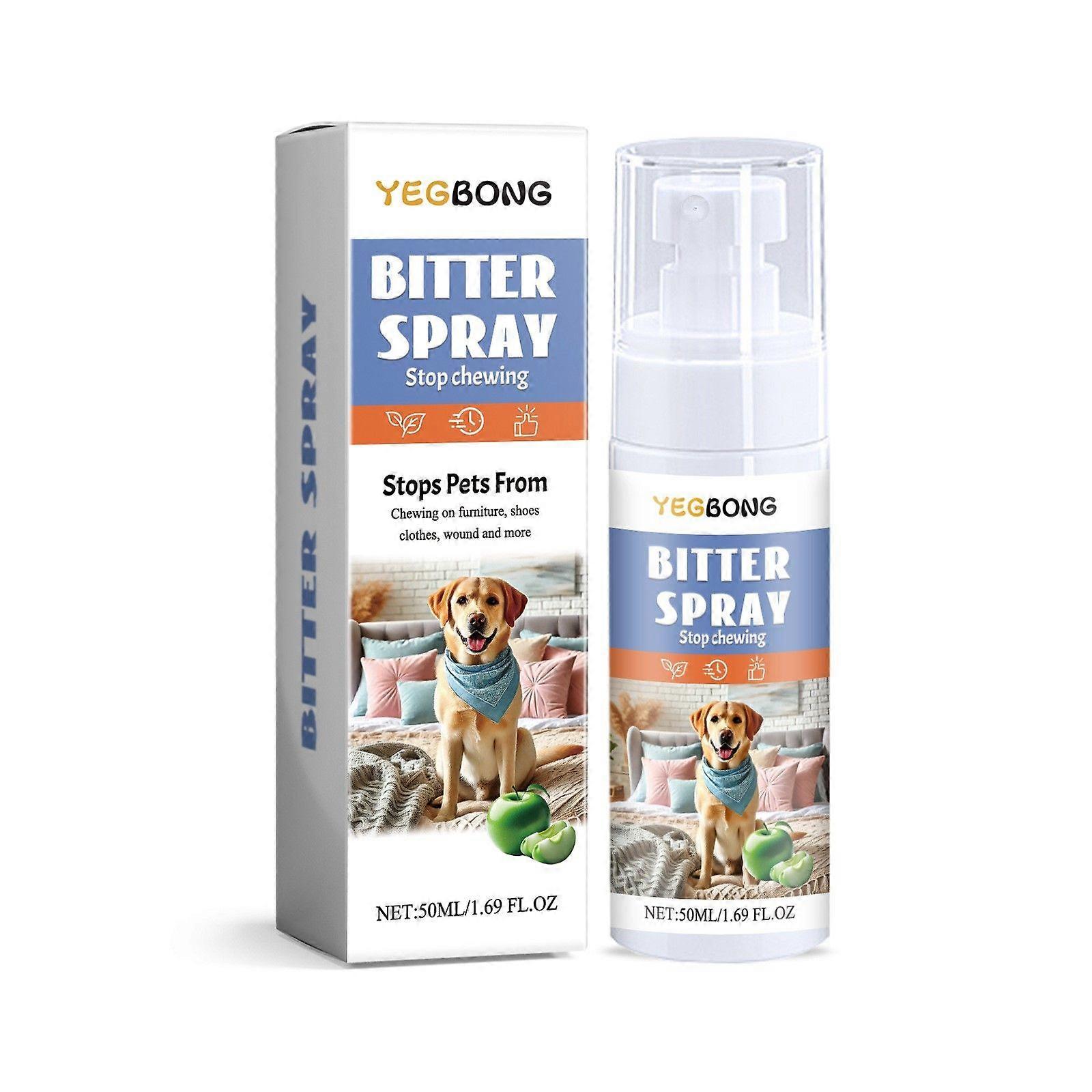 Effectively | Bitter Apple Spray for Dogs to Stop Chewing, NO Chew Spray for Dogs Protect The Safety of Furniture and Your Belongings, Prevent Licking