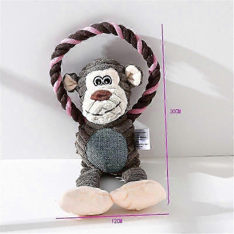 Animal Shaped Dog Plush Toys Small Medium Pets Training Chew Squeaky Toy Supplies Dog Supplies