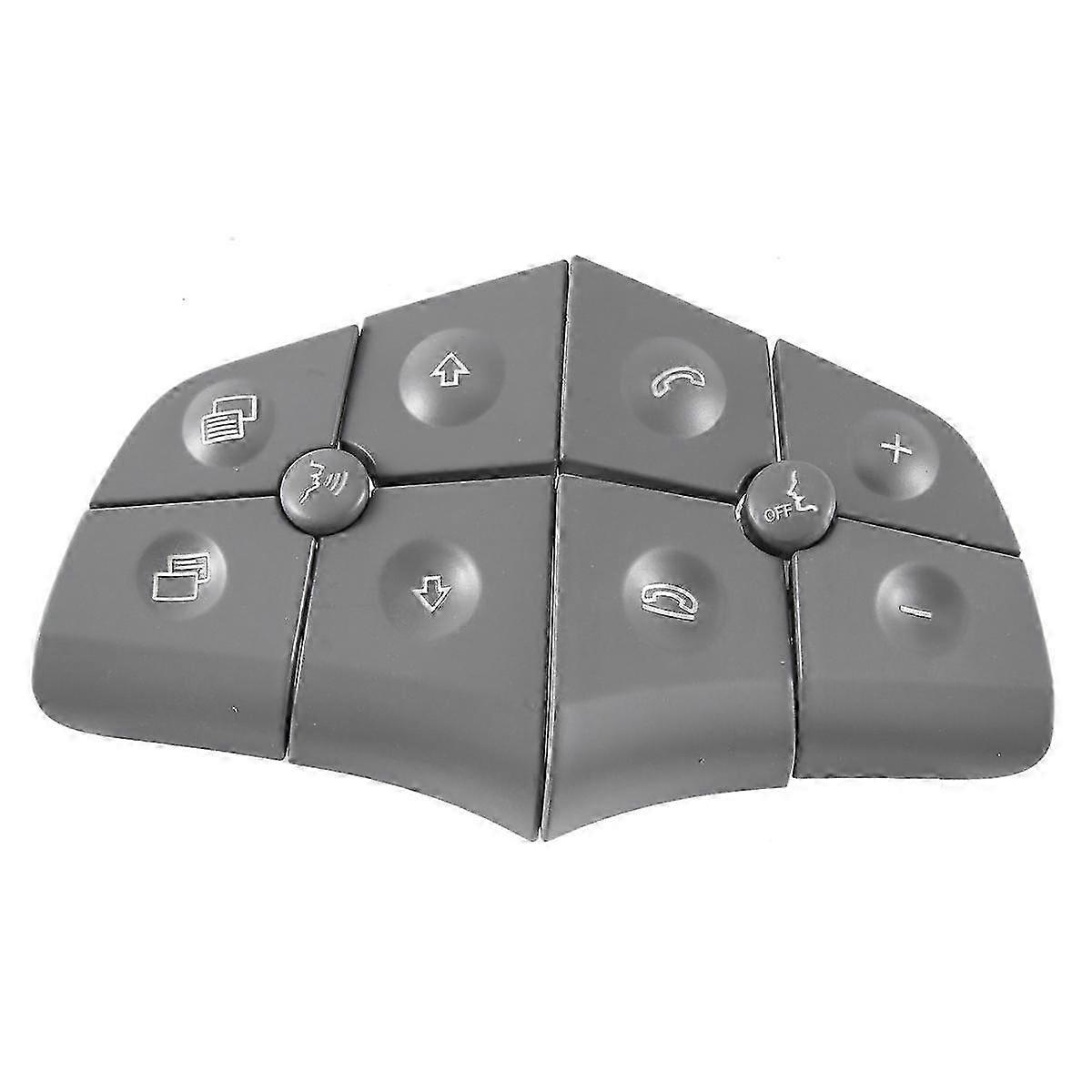 Grey 5 Keys Steering Wheel Button Multi-Function Switch Button Switch Button compatible - ML B R