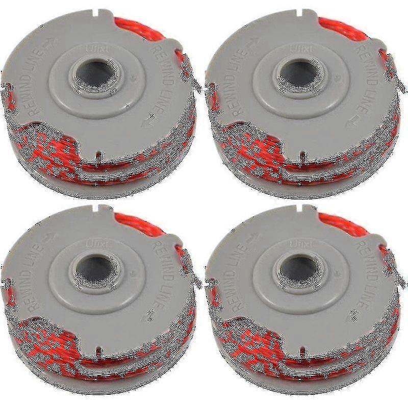 4 X Trimmer Strimmer Spool Amp; Line Double Autofeed Compatible Flymo Fly021