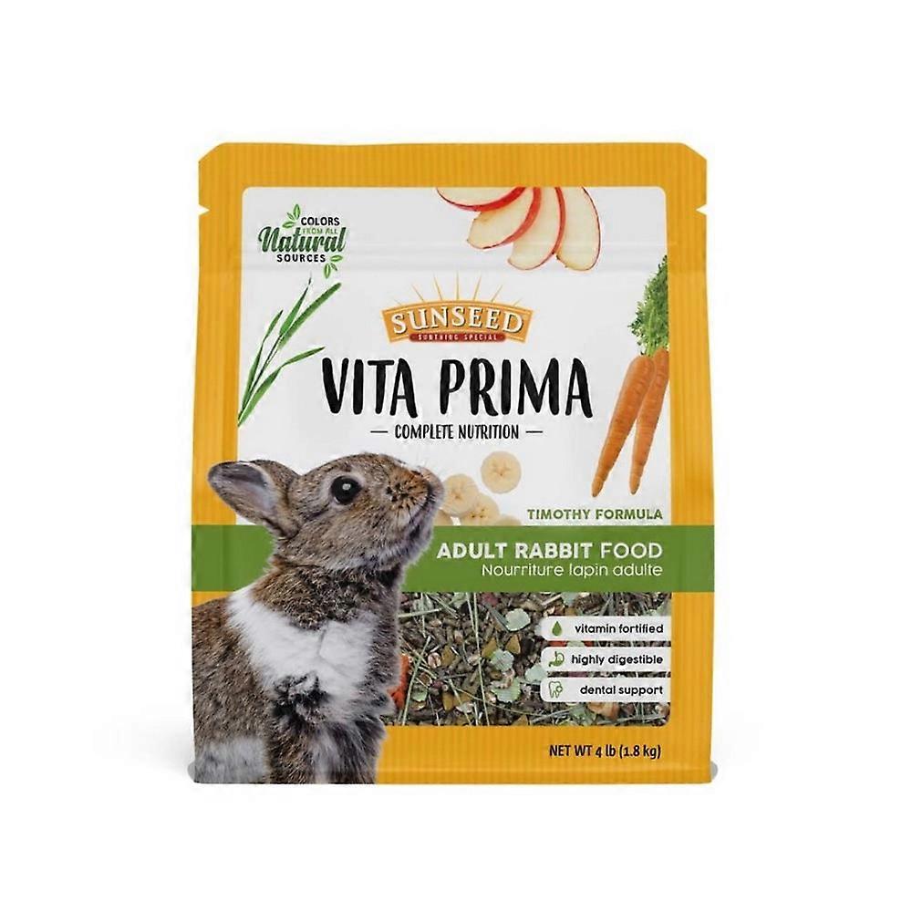Sun Seed Co Sun Seed Vita Prima 成年兔干粮,4 磅