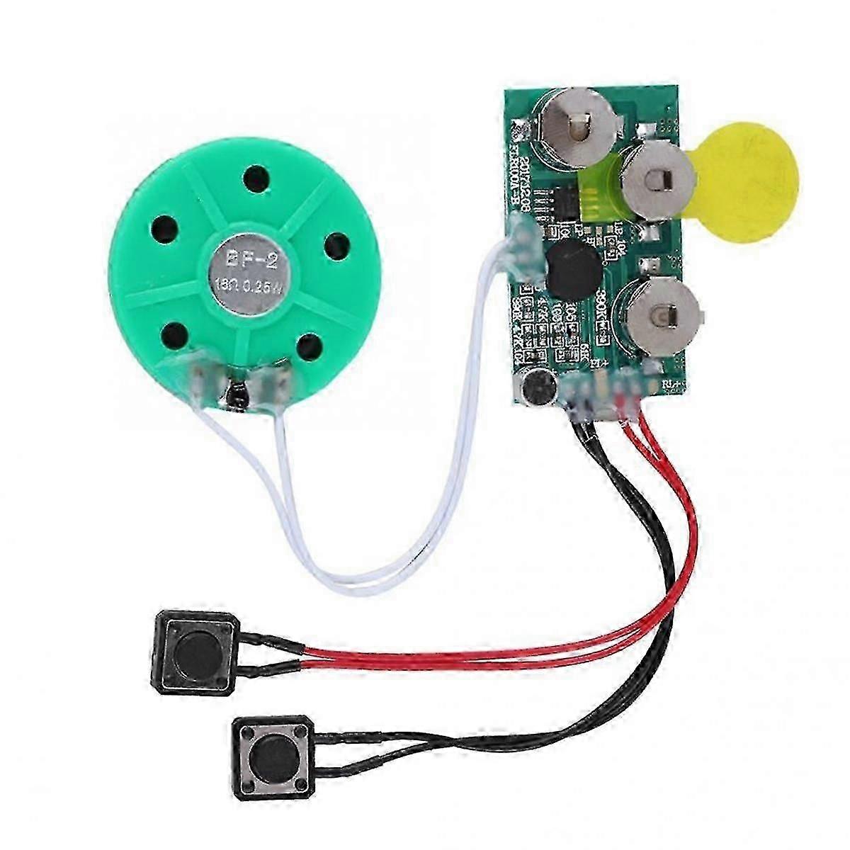 Carte de module vocal DIY 4 minutes d’enregistrement Lecture de la puce sonore de la voix Carte de module vocal DIY