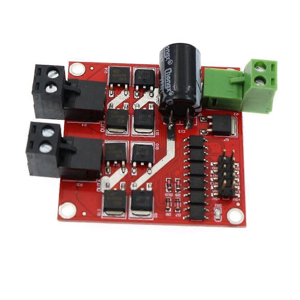 L298 Dual Channel Motor Driver DC 6.5V-27V 7A Motor Control Board, Electric Motor Control Module, Motor Speed Controller