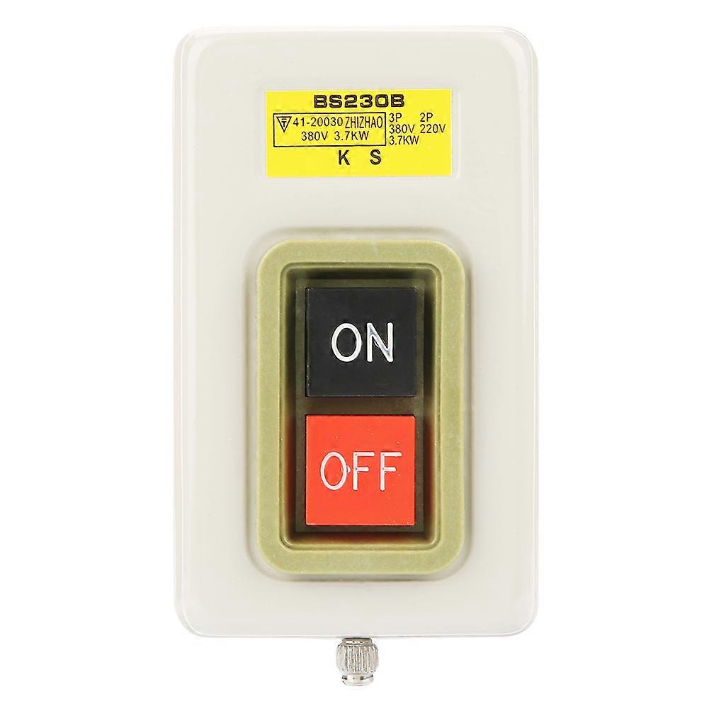 380V AC 3.7kW BS230B 3-Pole Self-Locking On/Off Switch