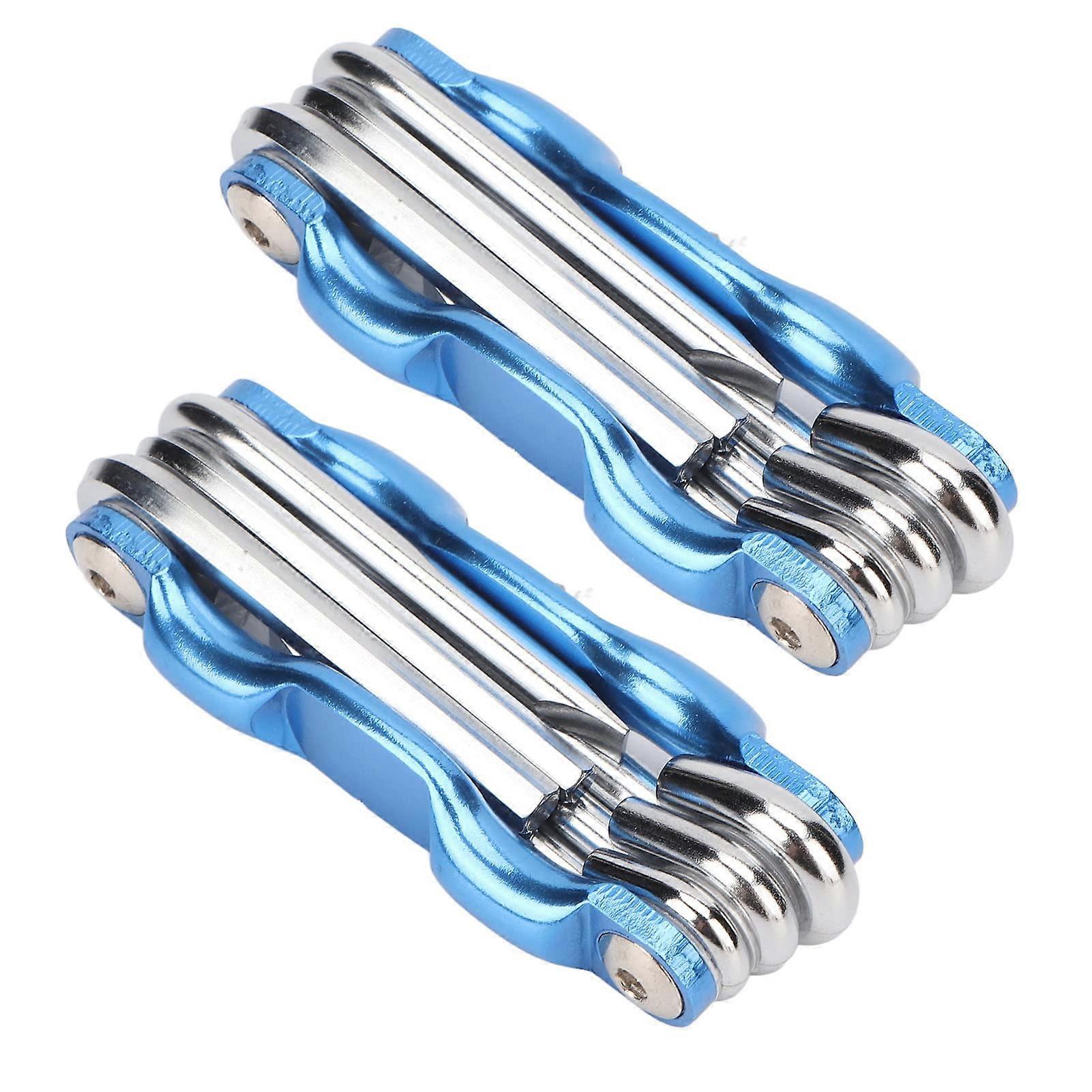 2 Pcs Foldable Screwdriver Set for Home Repair, Portable Mini Design, Durable Steel Construction, Multi-Tool Compatibility