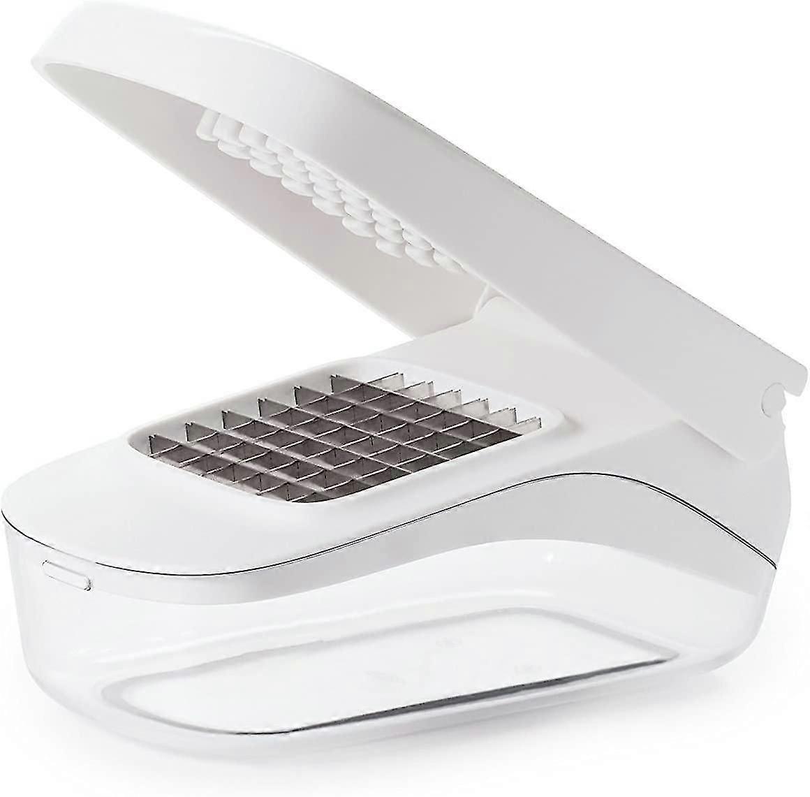 Vegetable Cutter with Collector - Manual Slicer - White