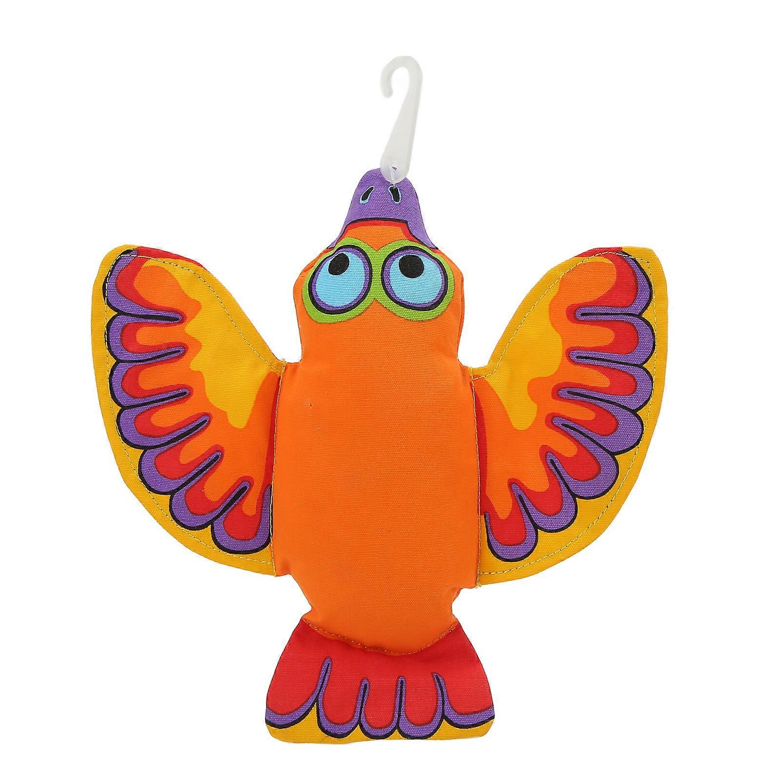 Bird-Shaped Squeaky Chew Toy for Dogs - Durable Latex, Medium Size, Ideal for Playtime and Dental Health