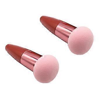 Ferramentas de maquiagem de beleza para acabamento impecável, pincel de corretivo em forma de cogumelo com aparência retocada e uso versátil (1)