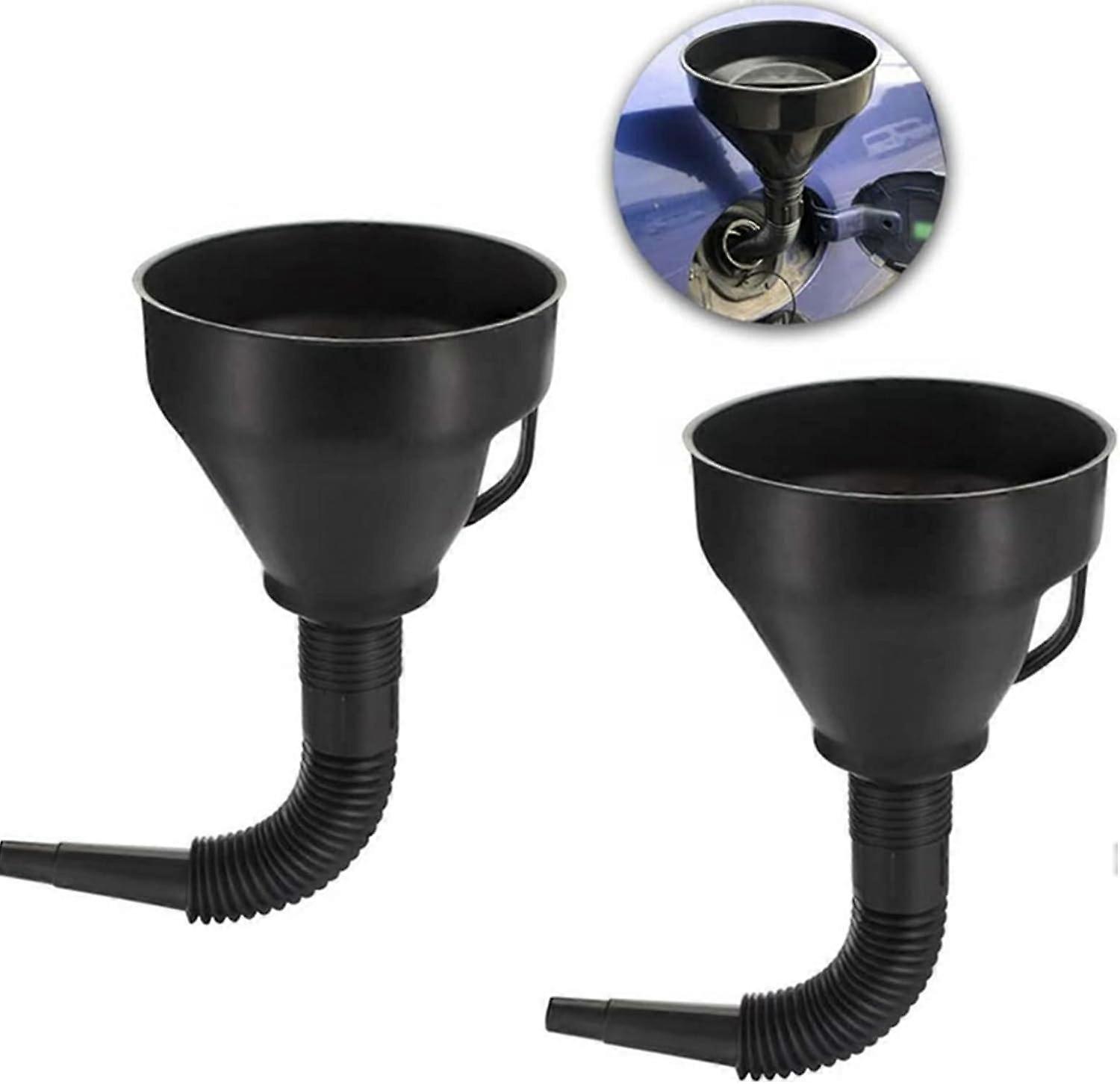 Funil de combustível automotivo de plástico flexível com filtro - FFY