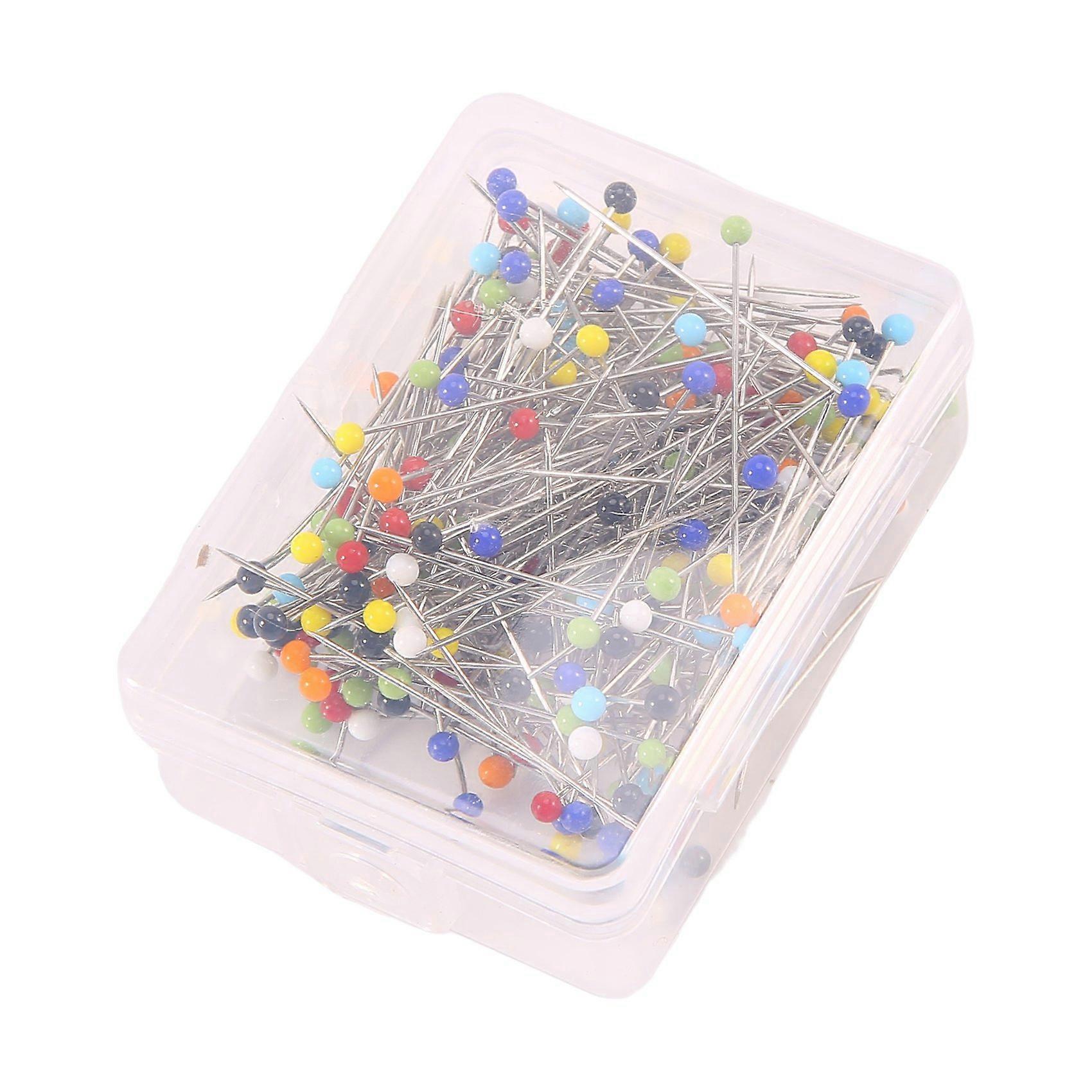 250 Pieces Sewing Pins Ball Glass Head Pins For Jewelry Decoration