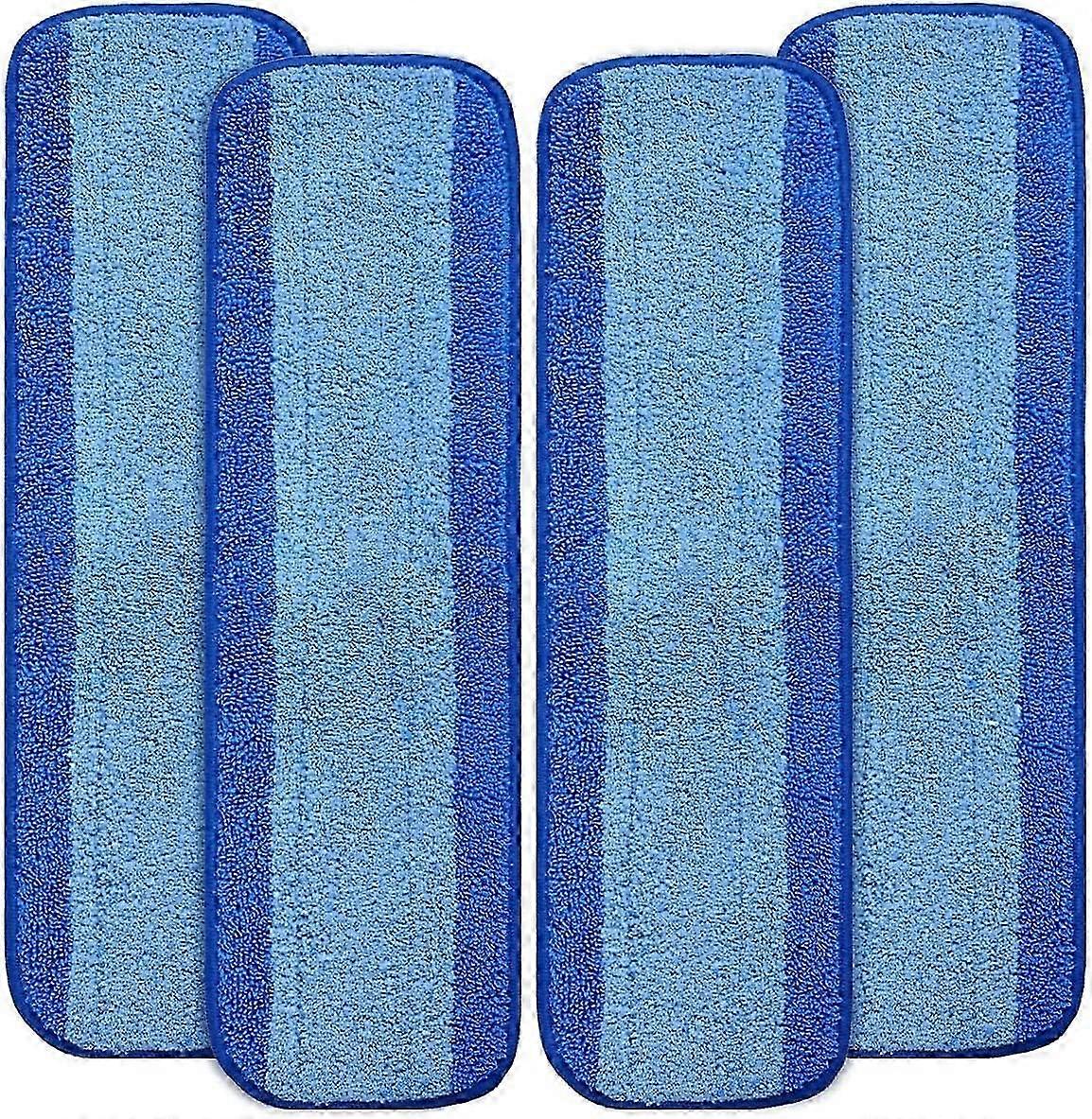 4 Pack Microfiber Cleaning Pads Replacement For Bona Mop