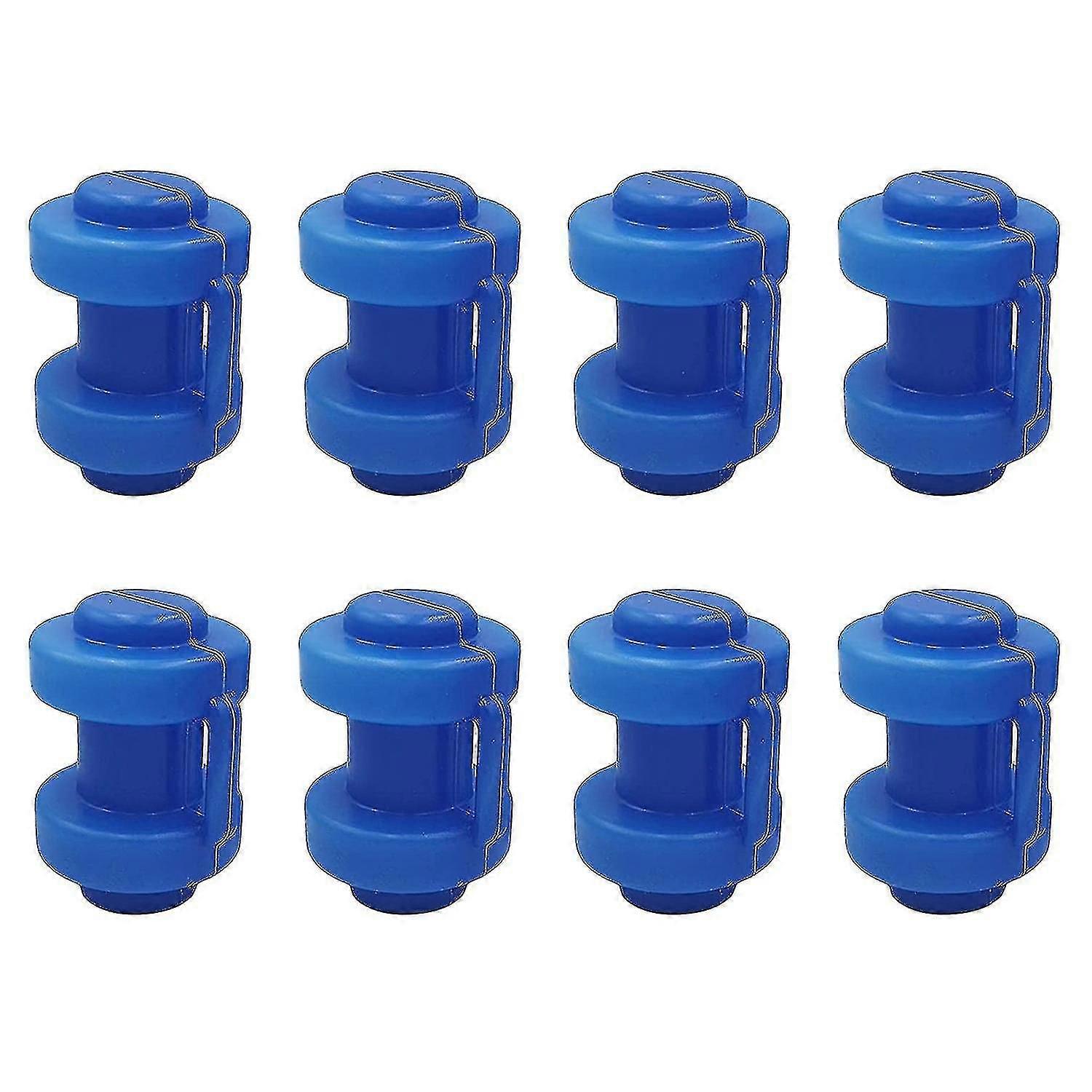 8pcs Trampoline Enclosure Pole Cap Plastic Trampoline Leg Caps 25mm