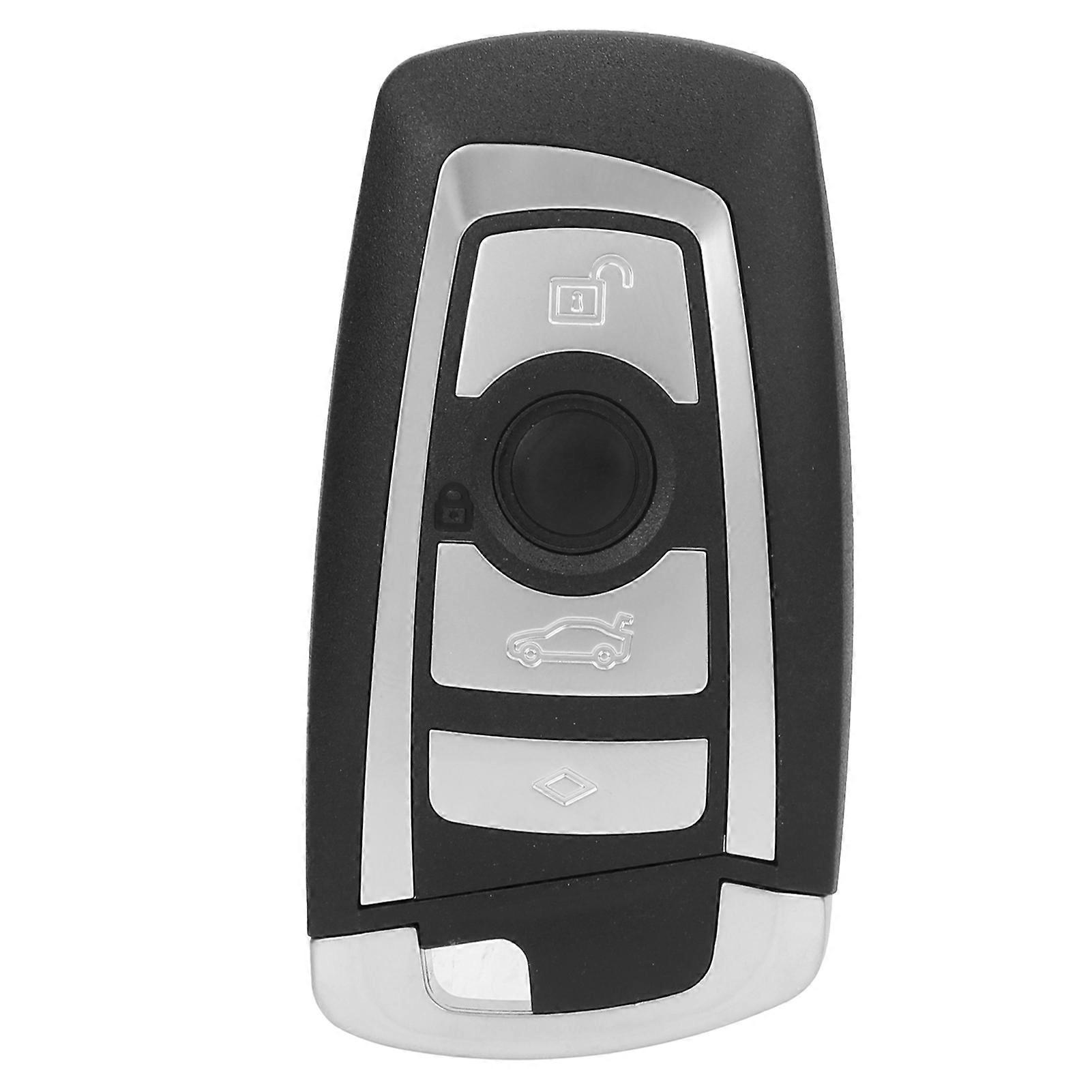 Remote Car Key Shell Case 4 Button Replacement Compatible with BMW 5 Series 7 Series 550i 535i 528i and X3 Models