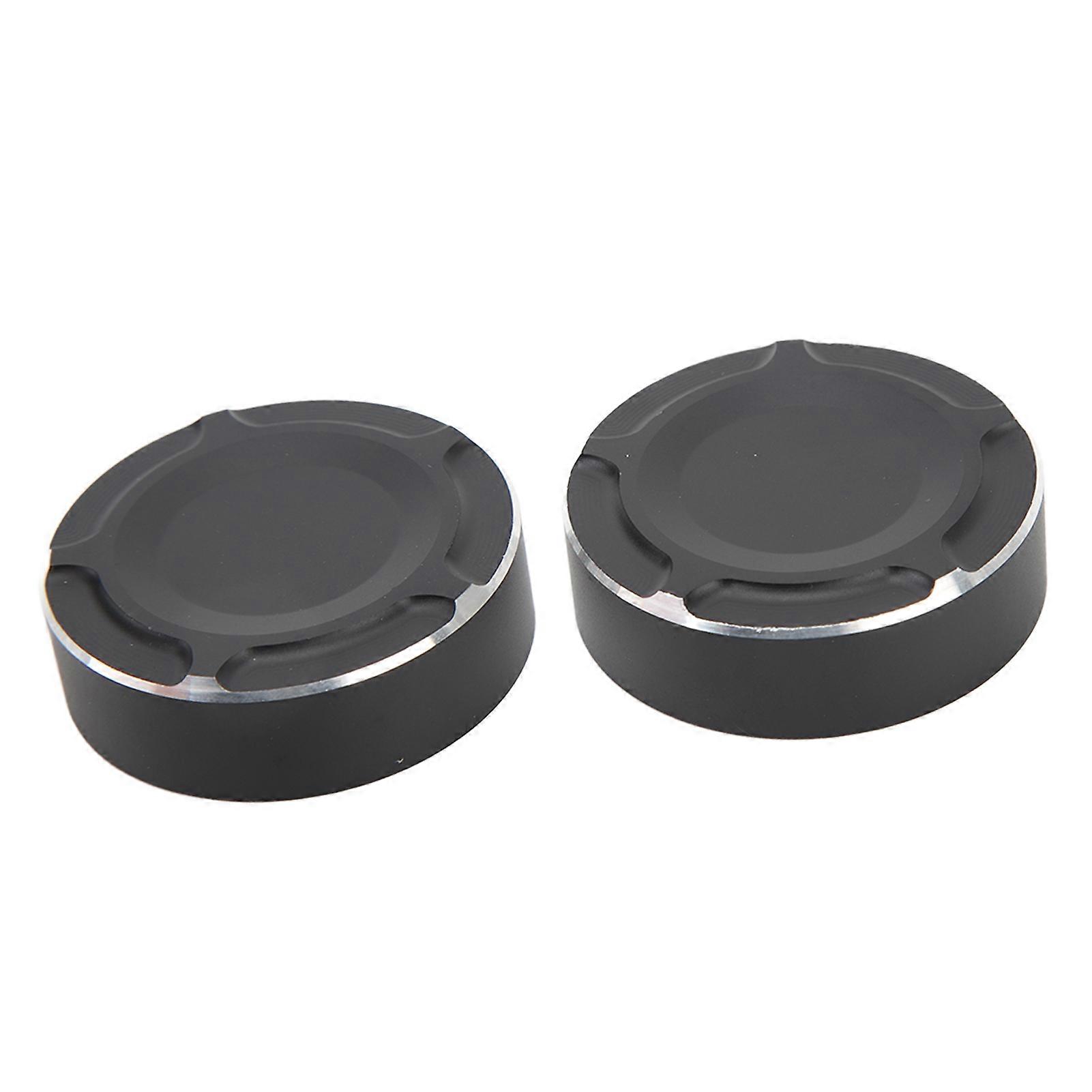 2Pcs Front Fork Stem Cover Durable Delicate Look Upper Fork Stem Cover Axle Nut Cap for CMX 250 300 500 Carved Pattern