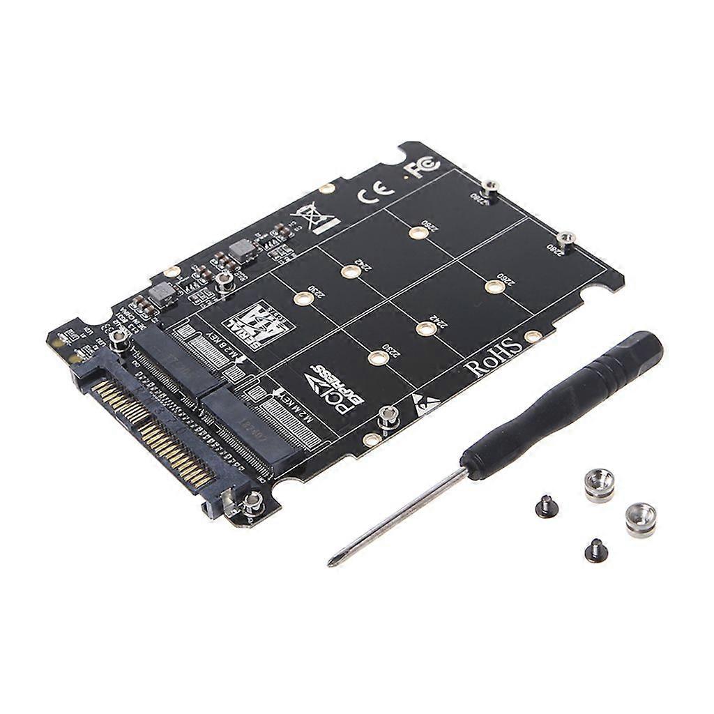 2 in 1 M.2 NVMe and SATA-Bus NGFF- SSD to PCI-E U.2 Adapter M2 PCIE Converter