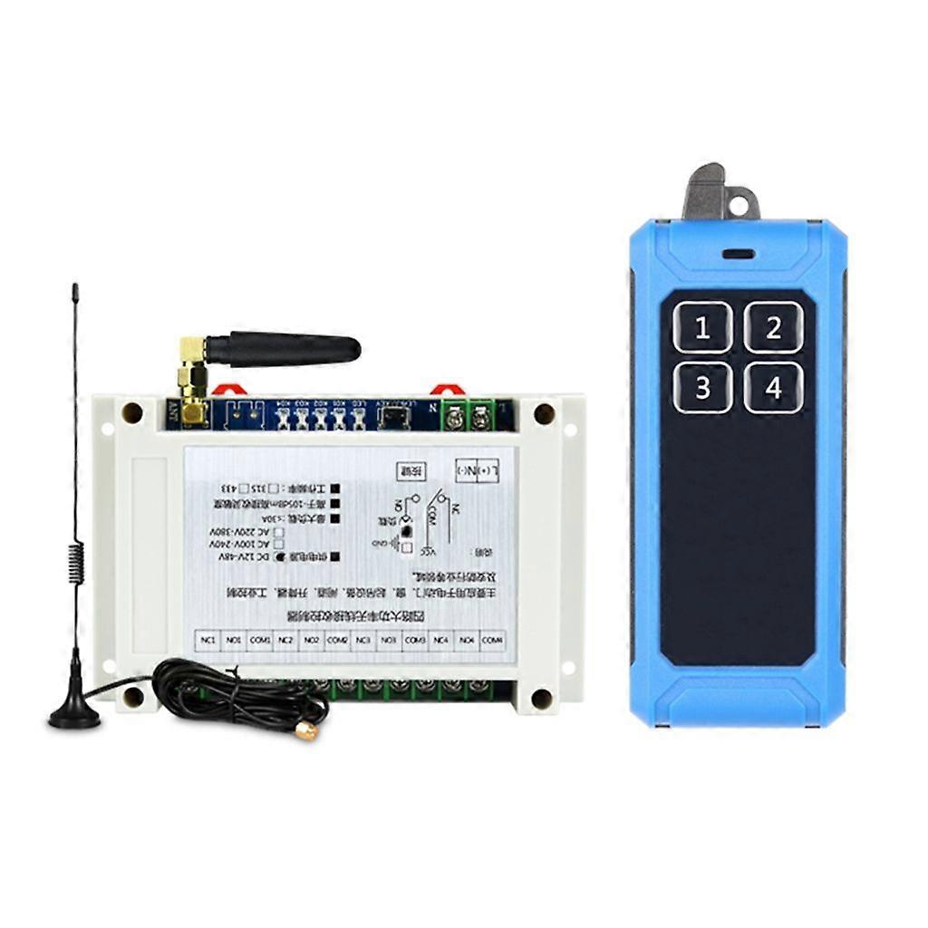 315Mhz 433Mhz 12V-24V 4 Channel Relay Module Receiver Wireless Remote Control