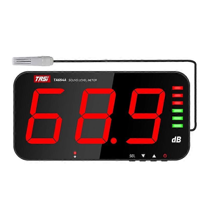 Large Screen Wall-Mounted Noise Meter Decibel Detector TA654A