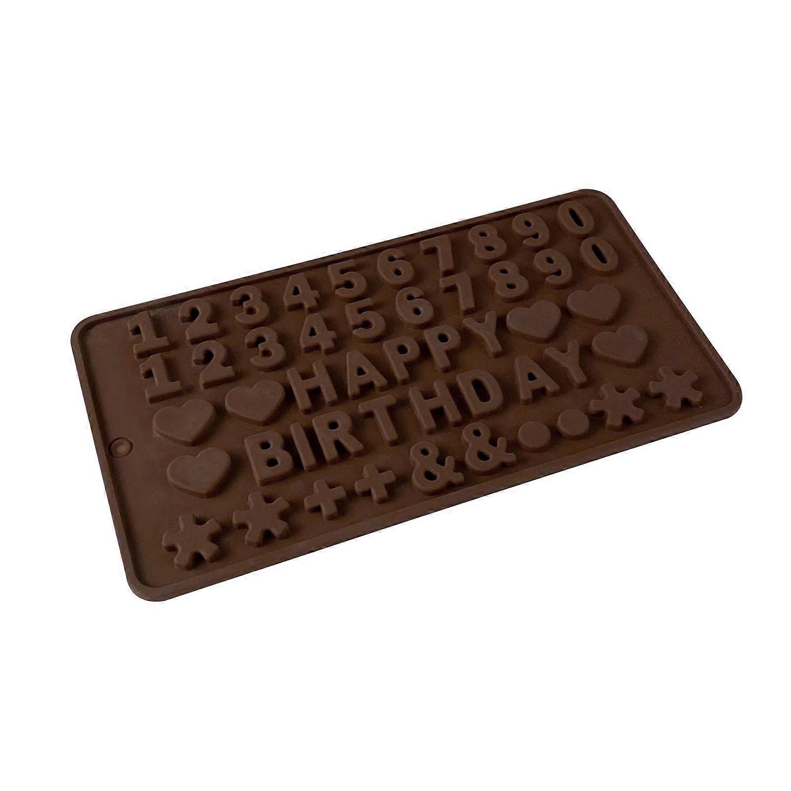 Chocolate Candy Mold Cute Silicone Baking Mold Reusable for Ice Cube Jelly Pudding