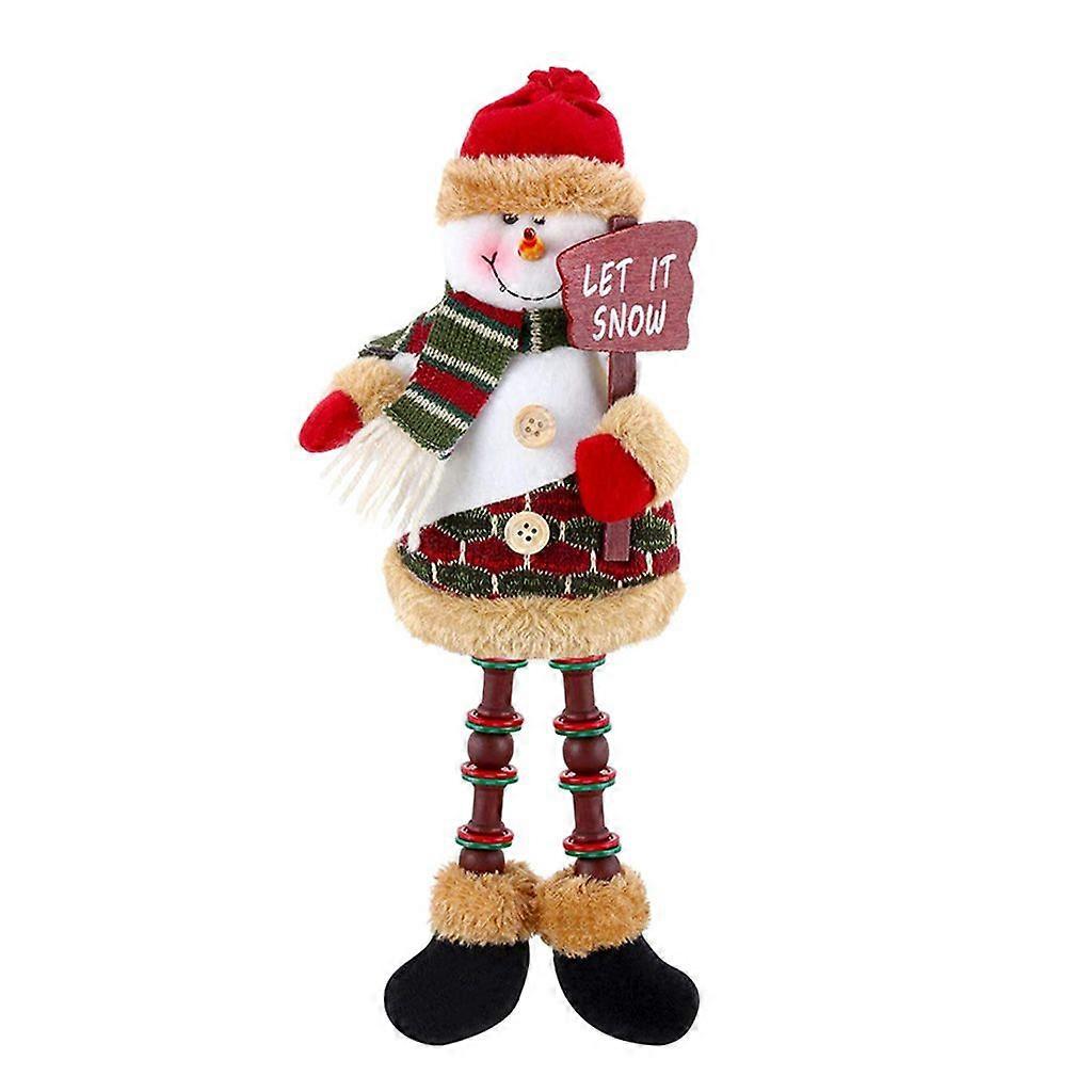 Enfeite de Natal de 12/13/17 polegadas para Boneca de Mesa de Prateleira Festival De