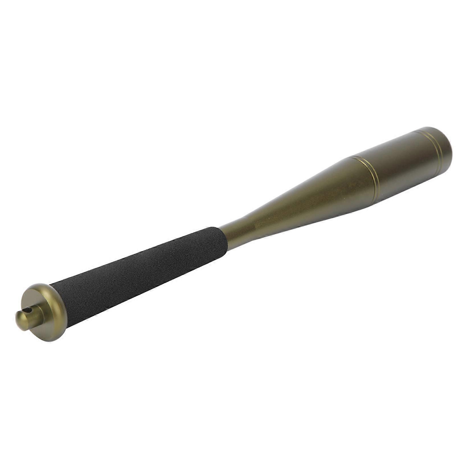 25mm Diameter Fishing Bat Tool Aluminium Alloy Head 2 Colours Fishing Priest with Foam HandleGreen
