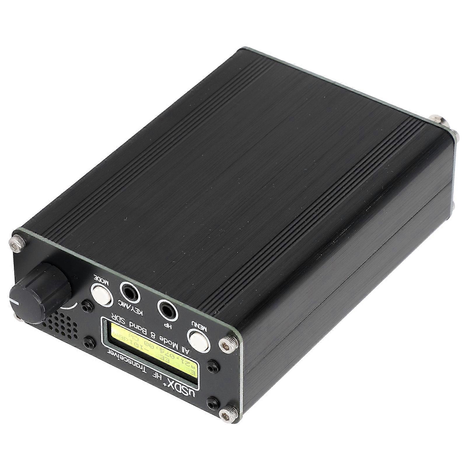 8 Band Radio Transceiver LCD SDR Full Mode HF SSB QRP Transceiver with BNC Antenna Connector No Power Supply 