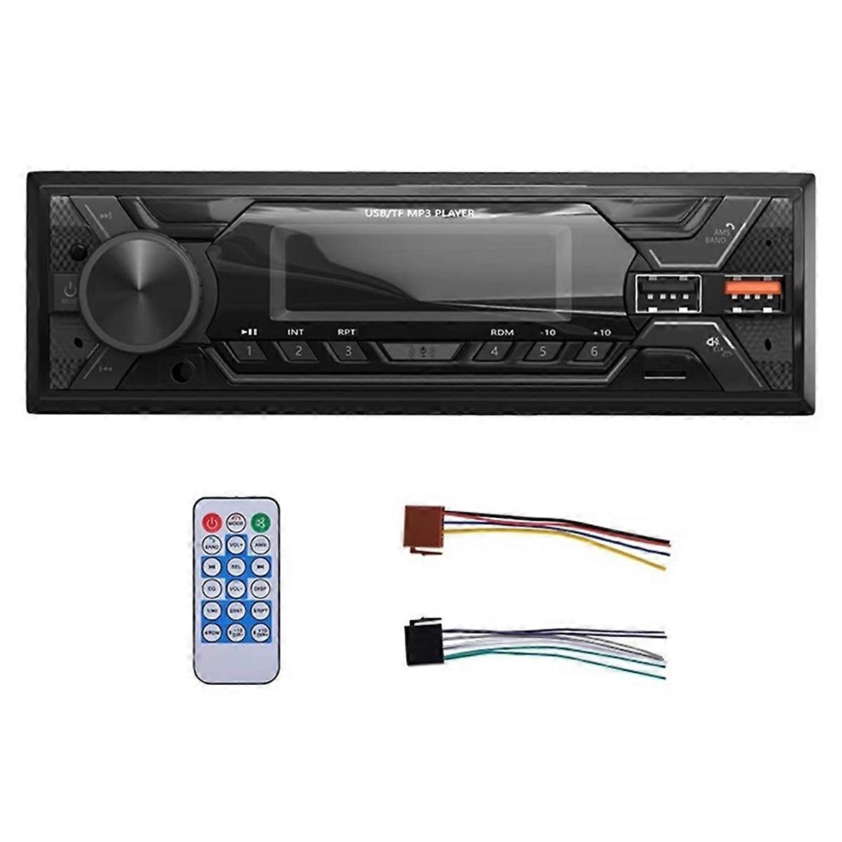 Car Radio 1 Din Stereo Multimedia MP3 Player Digital Bluetooth FM AUX Input USB Bluetooth Universal
