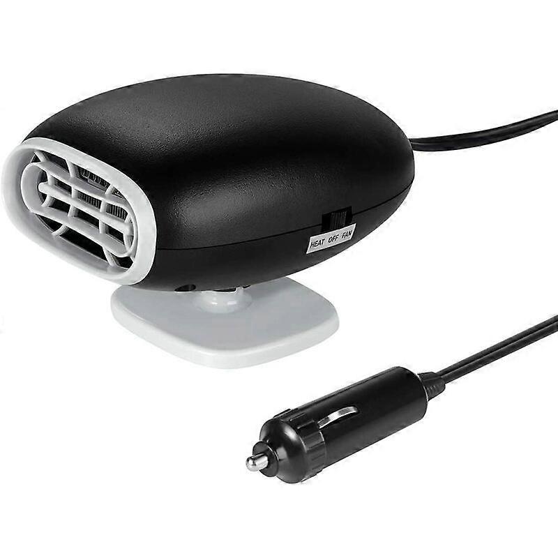 Car Air Heater, 12V 150W Portable Car Heating Fan, Car Defroster, with Adjustable Bracket, Fast Cooling and Heating