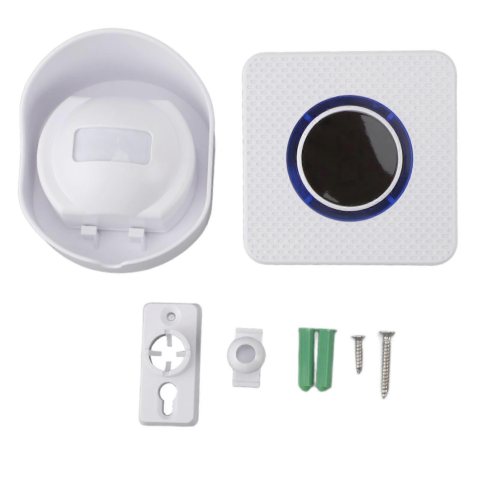 Open Bell Adjustable Volume 38 Songs Mute Mode 39.4ft Detection Distance 120° Wireless Door Alarm for Tuya App Home Business Office