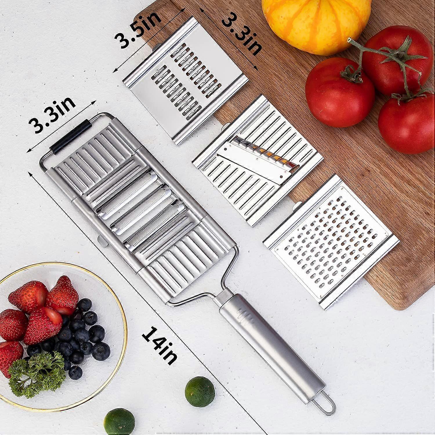 Vegetable Slicer Cheese Grater for Kitchen Adjustable Kitchen Tool for Lemon, Cheese, Vegetables, Fruits, Chocolate