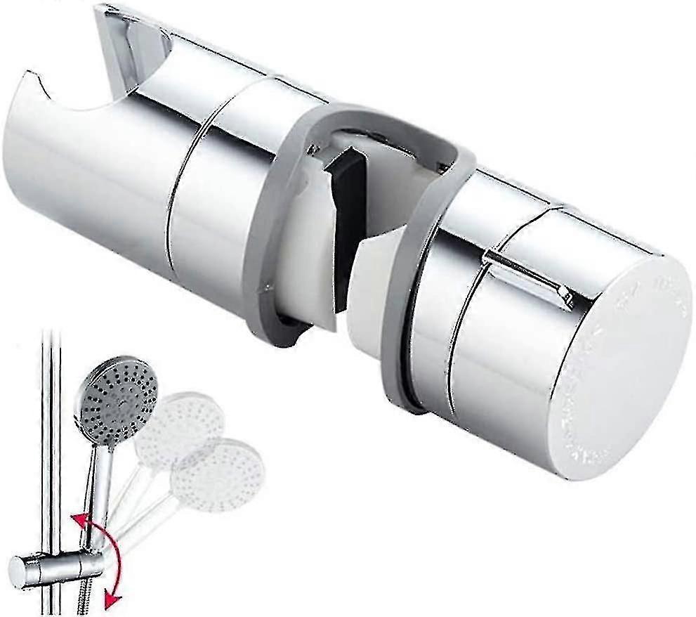 シャワーヘッドホルダー、ハンドシャワーホルダー18-25ミリメートル調整可能シャワーホルダーシャワー