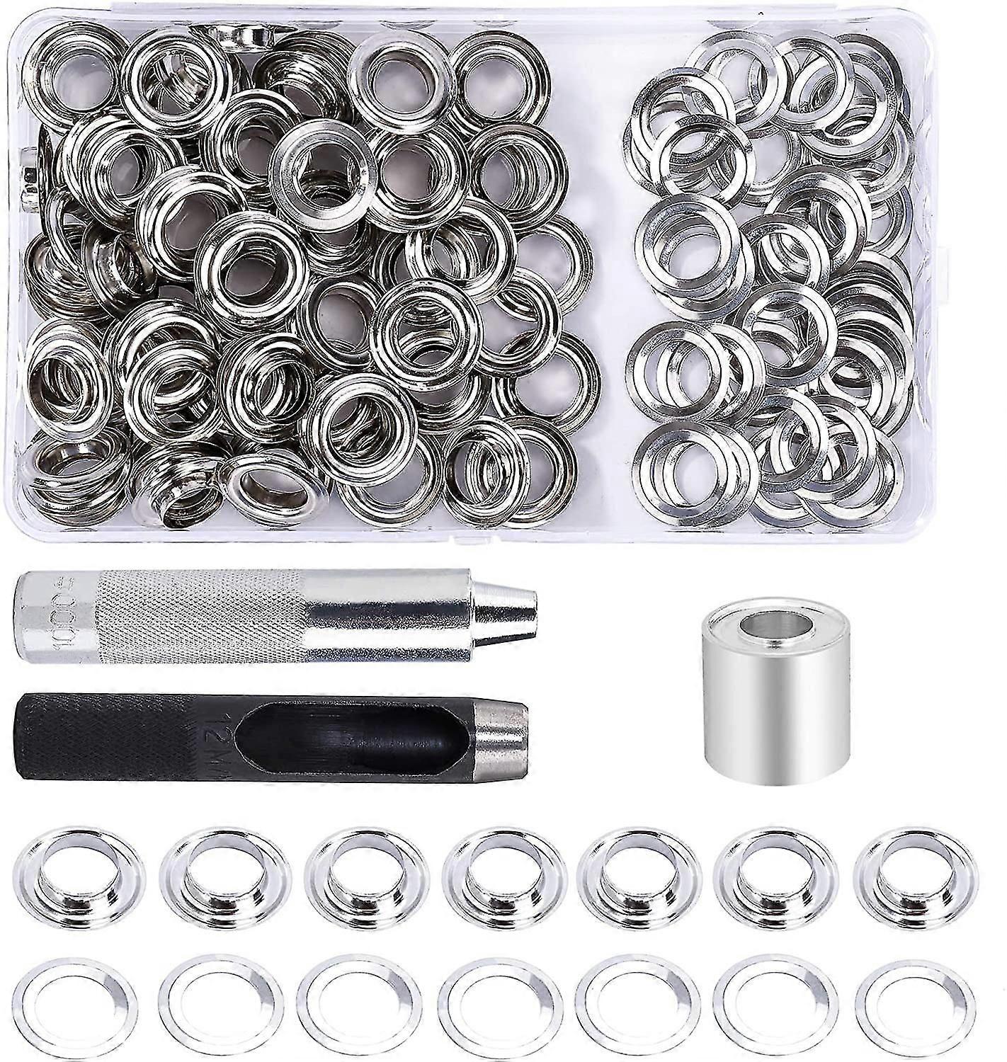 Grommet Eyelets Kit 12mm 100 Conjuntos Com 3pcs Grommet