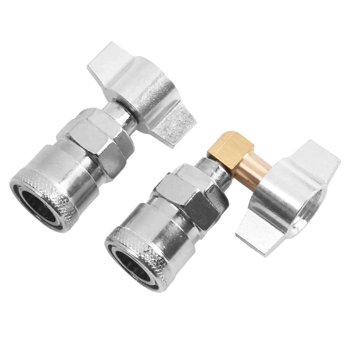 2pcs Truck Dust Blower Pneumatic Connector Hardware Tool