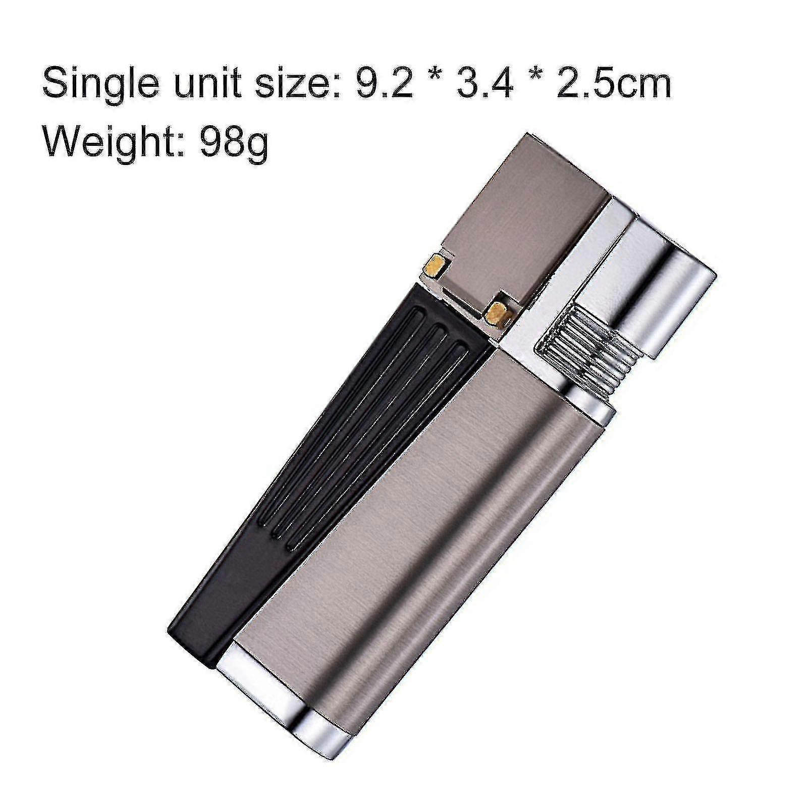 Briquet à pipe en métal pour hommes - Pliable et portable à flamme nue
