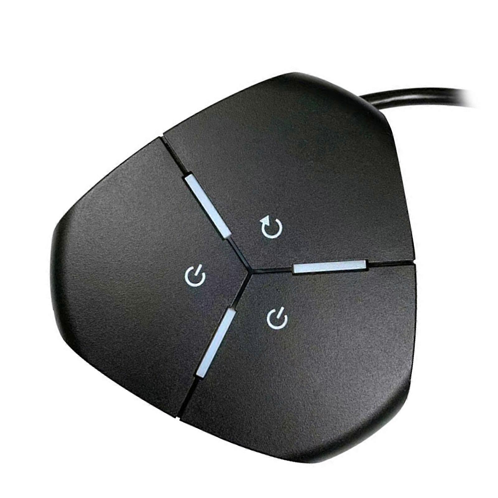 1.6m Portable Computer Case Power Switch Set Supplies for Home Office Black