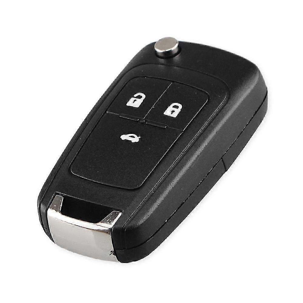 Flip remote key case 3 button HU100 for Opel