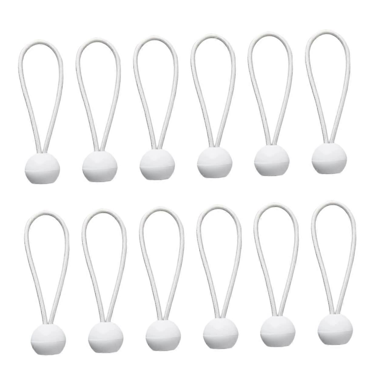 Simple Sturdy Bungee Straps 50 Pack 20cm White Heavy Duty Tent Tarp Canopy Camping Accessories