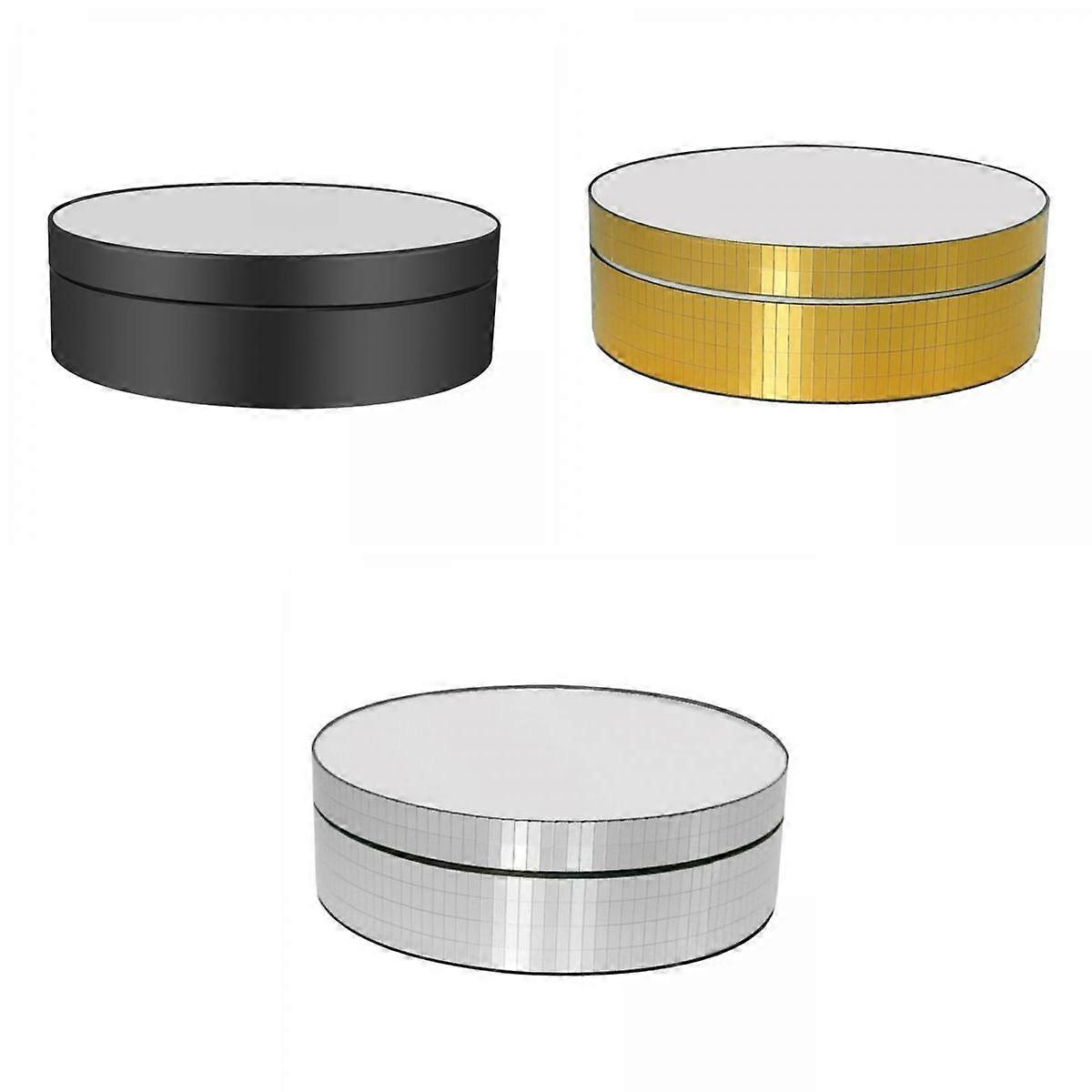 3x 12cm Intelligent 360 Degree Rotating Display Stand 4 Display Angles for