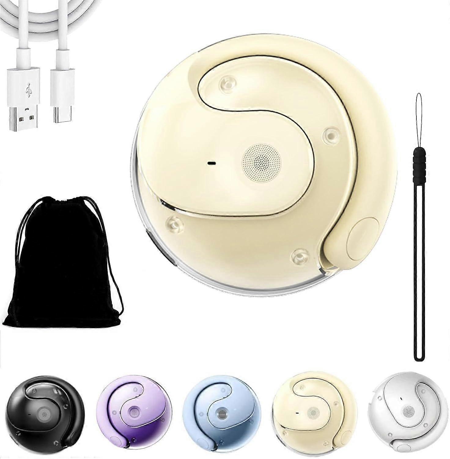 Translator, AI Headphones Language Translator, Hy-T26 Pro Wireless Bluetooth Translator Earbuds, Send Dream Translator, AI Translator Wireless Ows Blu