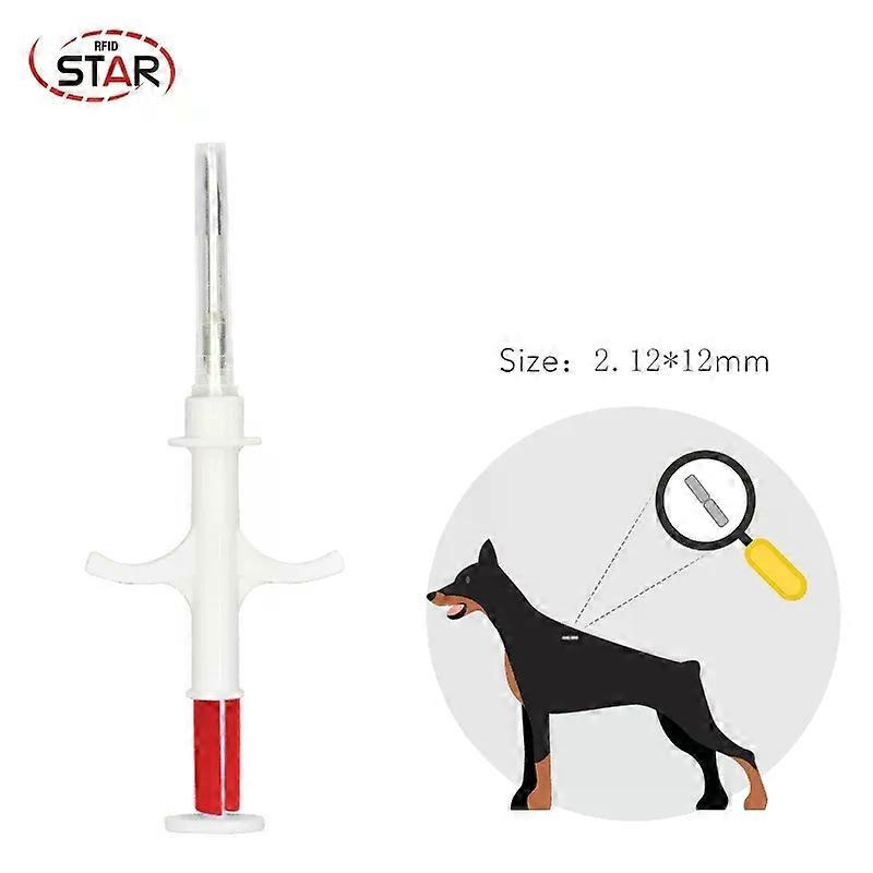Shibingsheng 40 pz FDX-B standard Animale microchip siringa rfid 2.12*12mm Chip per cani 134.2 KHz pet iniettore sterile gatto pecora siringa