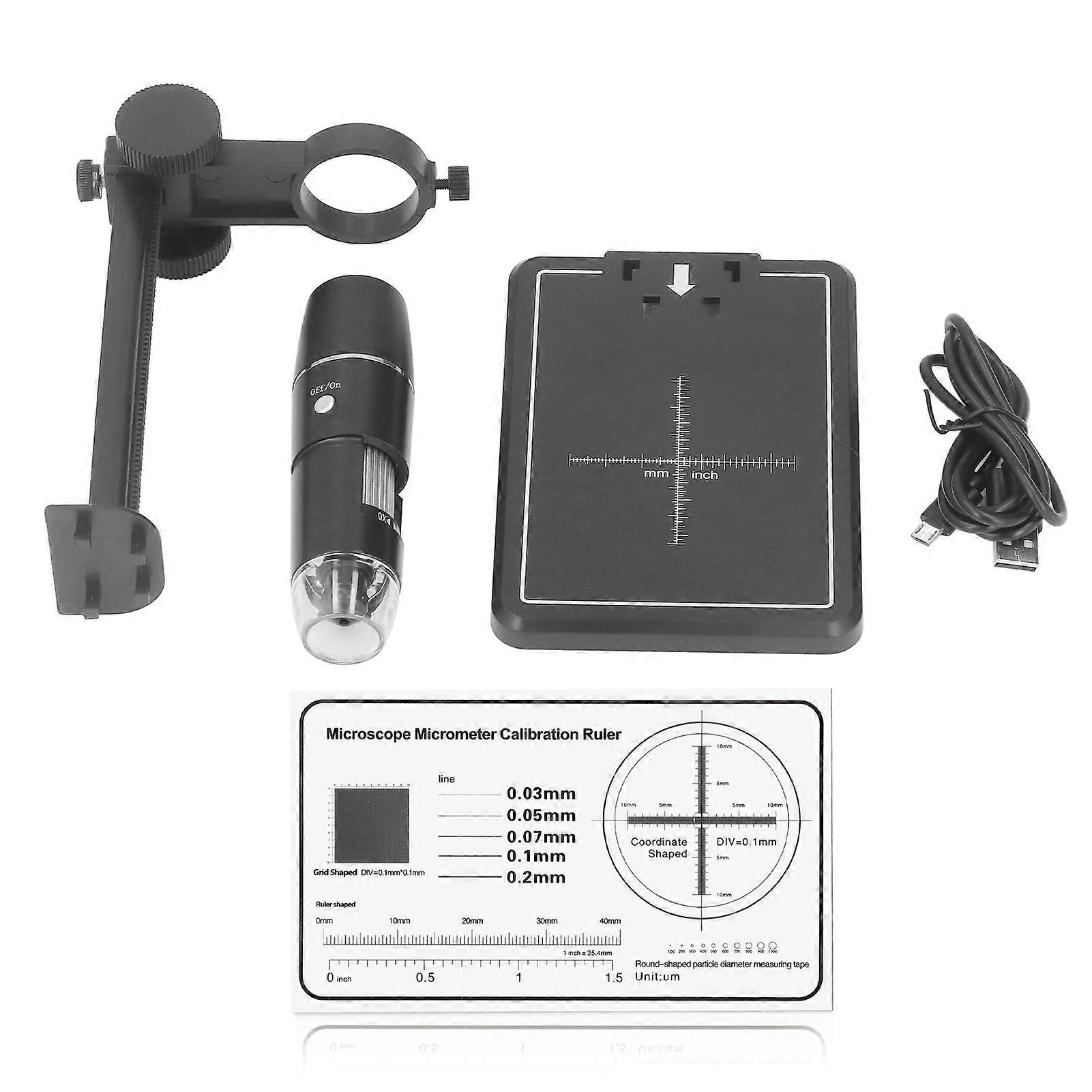 Portable WiFi Microscope Digital USB Magnifier with 8 LED Lights for Kids, Students and Engineers